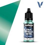 Vallejo 77173 True Metallic Metal Airbrush 77.173 Beetle Green 18 ml / 0.6 fl oz