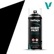 Vallejo Paints 28012 Hobby Paint 28.012 Black 400 ml / 9.31 oz / 264 g can
