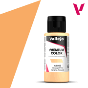 Vallejo Paints 62002 Premium Color 62.002 Orange Pink 60 ml / 2.02 fl oz