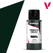 Vallejo Paints 62014 Premium Color 62.014 Dark Green 60 ml / 2.02 fl oz