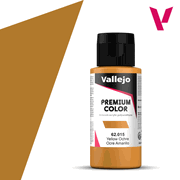 Vallejo Paints 62015 Premium Color 62.015 Yellow Ochre 60 ml / 2.02 fl oz