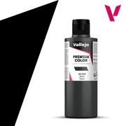 Vallejo Paints 62020 Premium Color 62.020 Black 60 ml / 2.02 fl oz