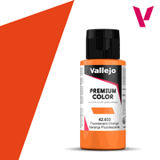 Vallejo Paints 62033 Premium Color 62.033 Fluorescent Orange 60 ml / 2.02 fl oz
