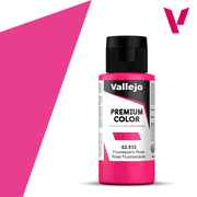 Vallejo Paints 62035 Premium Color 62.035 Fluorescent Rose 60 ml / 2.02 fl oz