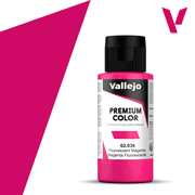 Vallejo Paints 62036 Premium Color 62.036 Fluorescent Magenta 60 ml / 2.02 fl oz