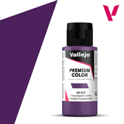 Vallejo Paints 62037 Premium Color 62.037 Fluorescent Violet 60 ml / 2.02 fl oz