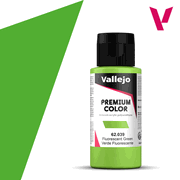 Vallejo Paints 62039 Premium Color 62.039 Fluorescent Green 60 ml / 2.02 fl oz