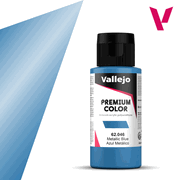 Vallejo Paints 62046 Premium Color 62.046 Metallic Blue 60 ml / 2.02 fl oz