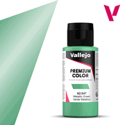 Vallejo Paints 62047 Premium Color 62.047 Metallic Green 60 ml / 2.02 fl oz