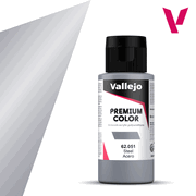 Vallejo Paints 62051 Premium Color 62.051 Steel 60 ml / 2.02 fl oz