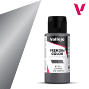 Vallejo Paints 62052 Premium Color 62.052 Gunmetal 60 ml / 2.02 fl oz