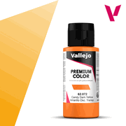 Vallejo Paints 62072 Premium Color 62.072 Candy Dark Yellow 60 ml / 2.02 fl oz