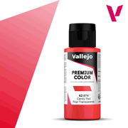 Vallejo Paints 62074 Premium Color 62.074 Candy Red 60 ml / 2.02 fl oz