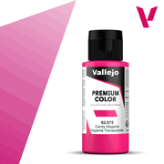 Vallejo Paints 62075 Premium Color 62.075 Candy Magenta 60 ml / 2.02 fl oz