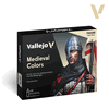 Vallejo Paints 70142 Model Color Figure Color Series 70.142 Medieval Colors