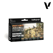 Vallejo Paints 70207 Model Color World War II Paint Set 70.207 WWII German Waffen SS