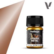 Vallejo Paints 70794 Liquid Metal 70.794 Red Gold 35 ml / 1.18 fl oz