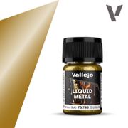 Vallejo Paints 70795 Liquid Metal 70.795 Green Gold 35 ml / 1.18 fl oz