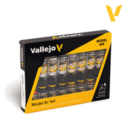 Vallejo Paints 71181 Model Air Set 71.181 Metallic Effects
