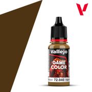 Vallejo Paints 72040 Game Color 72.040 Leather Brown 18 ml / 0.6 fl oz Vallejo Paints 72040 Game Color 72.040 Leather Brown 18 ml / 0.6 fl oz