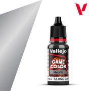 Vallejo Paints 72054 Game Color Metallic 72.054 Dark Gunmetal 18 ml / 0.6 fl oz