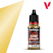 Vallejo Paints 72055 Game Color Metallic 72.055 Polished Gold 18 ml / 0.6 fl oz Vallejo Paints 72055 Game Color Metallic 72.055 Polished Gold 18 ml / 0.6 fl oz