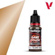 Vallejo Paints 72057 Game Color Metallic 72.057 Bright Bronze 18 ml / 0.6 fl oz Vallejo Paints 72057 Game Color Metallic 72.057 Bright Bronze 18 ml / 0.6 fl oz
