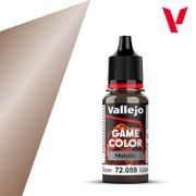 Vallejo Paints 72059 Game Color Metallic 72.059 Hammered Copper 18 ml / 0.6 fl oz Vallejo Paints 72059 Game Color Metallic 72.059 Hammered Copper 18 ml / 0.6 fl oz