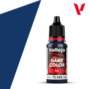 Vallejo Paints 72088 Game Color Ink 72.088 Blue 18 ml / 0.6 fl oz