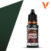 Vallejo Paints 72418 Express Color 72.418 Lizard Green 18 ml / 0.6 fl oz