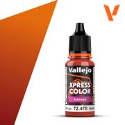 Vallejo Paints 72478 Express Color Intense 72.478 Phoenix Orange 18 ml / 0.6 fl oz