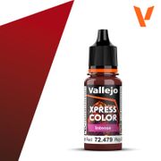 Vallejo Paints 72479 Express Color Intense 72.479 Seraph Red 18 ml / 0.6 fl oz