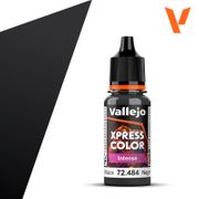 Vallejo Paints 72484 Express Color Intense 72.484 Hospitallier Black 18 ml / 0.6 fl oz
