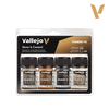 Vallejo Paints 73192 Pigment FX Set 73.192 Stone & Cement