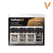Vallejo Paints 73193 Pigment FX Set 73.193 Soot & Ashes