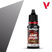 Vallejo Paints 73201 Game Color 73.201 Black Wash 18 ml / 0.6 fl oz Vallejo Paints 73201 Game Color 73.201 Black Wash 18 ml / 0.6 fl oz