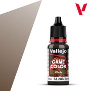 Vallejo Paints 73203 Game Color 73.203 Umber Wash 18 ml / 0.6 fl oz Vallejo Paints 73203 Game Color 73.203 Umber Wash 18 ml / 0.6 fl oz