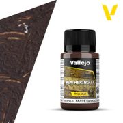Vallejo Paints 73811 Weathering FX 73.811 Brown Thick Mud 40 ml / 1.35 fl oz