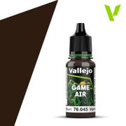 Vallejo Paints 76045 Game Air 76.045 Charred Brown 18 ml / 0.6 fl oz Vallejo Paints 76045 Game Air 76.045 Charred Brown 18 ml / 0.6 fl oz