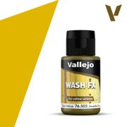 Vallejo Paints 76503 Wash FX 76.503 Dark Yellow 35 ml / 1.18 fl oz