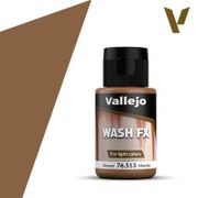 Vallejo Paints 76513 Wash FX 76.513 Brown 35 ml / 1.18 fl oz