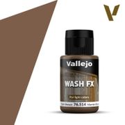 Vallejo Paints 76514 Wash FX 76.514 Dark Brown 35 ml / 1.18 fl oz