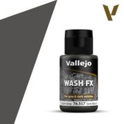 Vallejo Paints 76517 Wash FX 76.517 Dark Grey 35 ml / 1.18 fl oz
