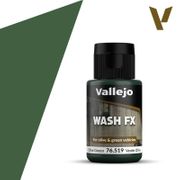 Vallejo Paints 76519 Wash FX 76.519 Olive Green 35 ml / 1.18 fl oz