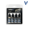 Vallejo Paints 77258 True Metallic Metal Set 77.258 Aged Metal Paint Set