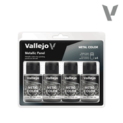 Vallejo Paints 77601 Metal Color Sets 77.601 Metallic Panel