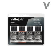 Vallejo Paints 77604 Metal Color Sets 77.604 Engine