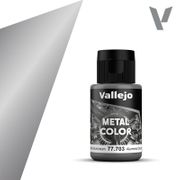 Vallejo Paints 77703 Metal Color 77.703 Dark Aluminum 32 ml / 1.08 fl oz