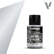 Vallejo Paints 77716 Metal Color 77.716 Semi Matt Aluminum 32 ml / 1.08 fl oz