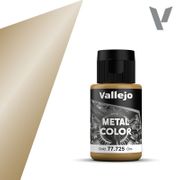 Vallejo Paints 77725 Metal Color 77.725 Gold 32 ml / 1.08 fl oz